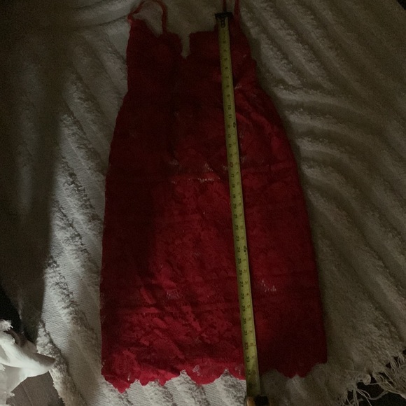 For love and lemons red Gianna dress size small NWT - Picture 3 of 4